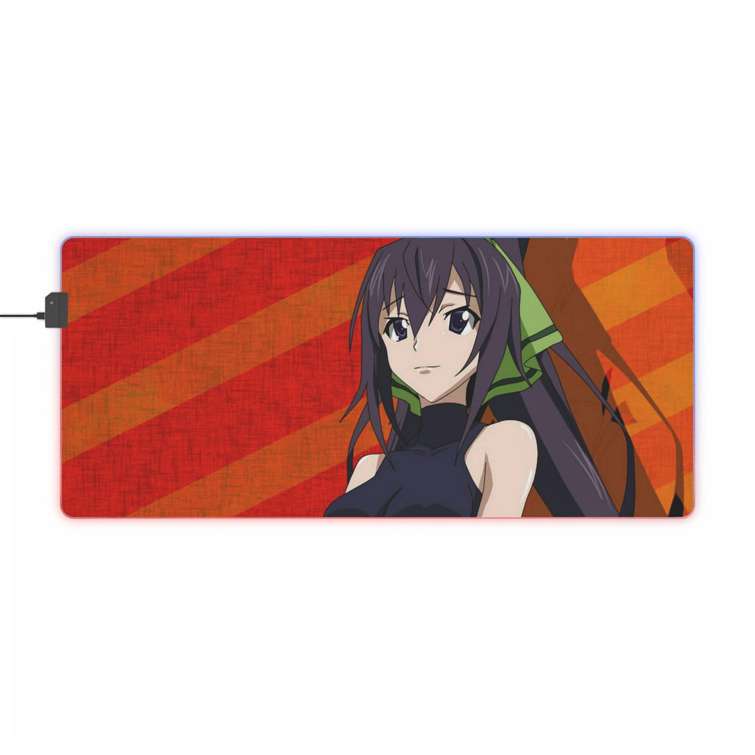 Tapis de souris LED RGB Infinite Stratos Houki Shinonono (tapis de bureau)