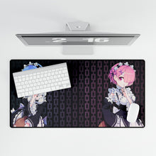 Cargar imagen en el visor de la galería, Rem and Ram Chains Mouse Pad (Desk Mat)
