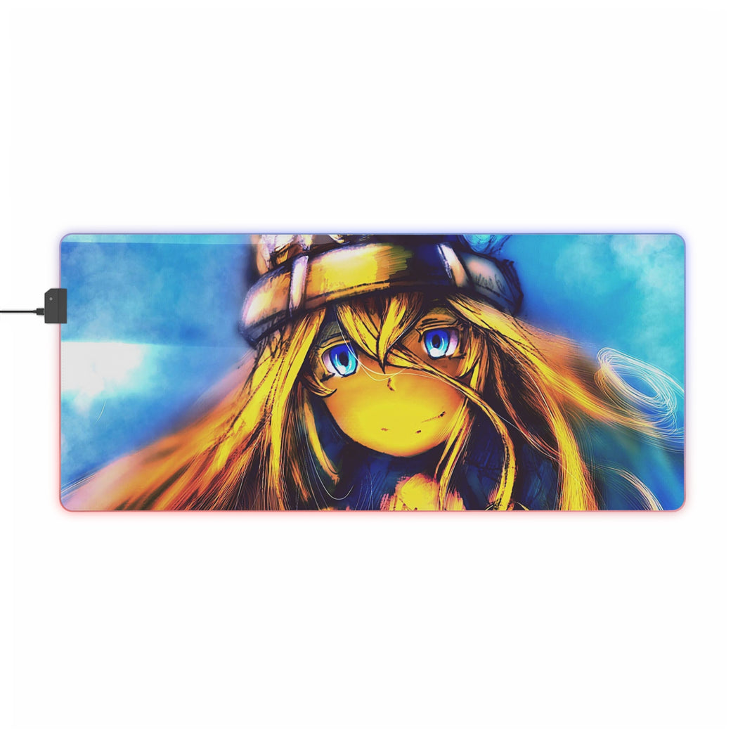 Tapis de souris LED RGB Anime Made In Abyss (tapis de bureau)