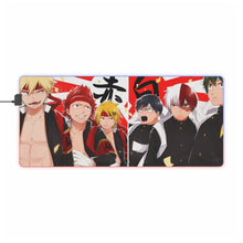 Cargar imagen en el visor de la galería, My Hero Academia Izuku Midoriya, Katsuki Bakugou, Tenya Iida RGB LED Mouse Pad (Desk Mat)
