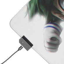 Charger l&#39;image dans la galerie, Tapis de souris LED RVB My Hero Academia Izuku Midoriya (tapis de bureau)
