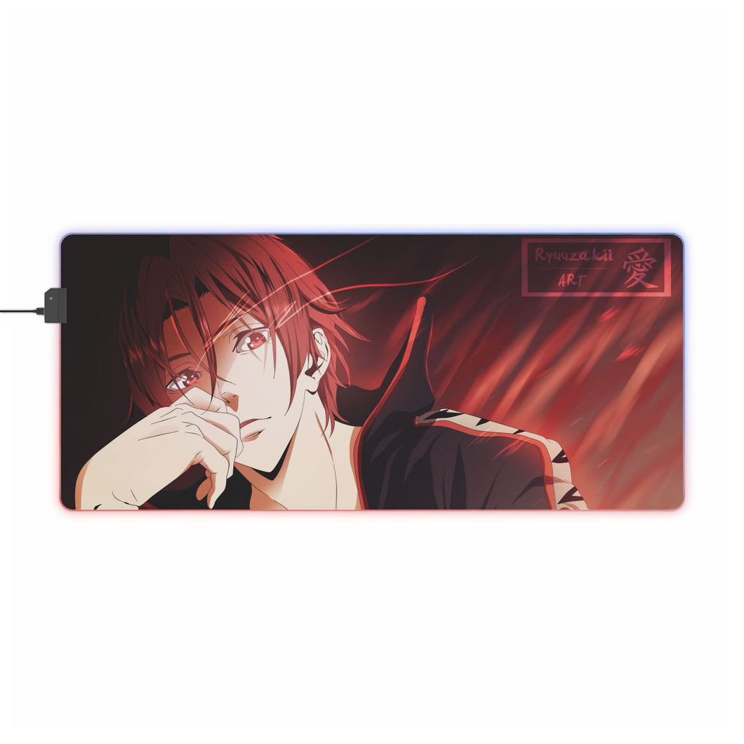 Free! Rin Matsuoka RGB LED Mouse Pad (Desk Mat)