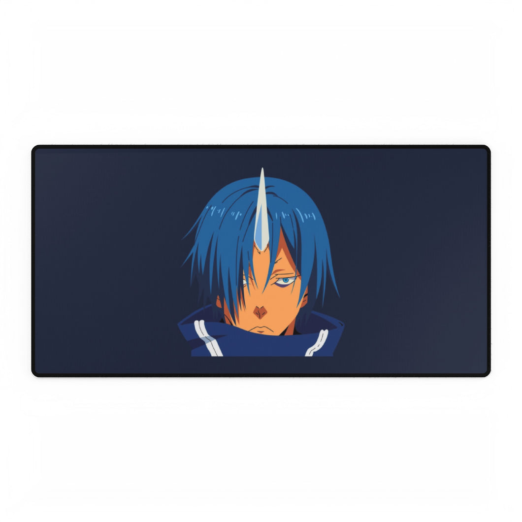 Souei Face ( Blue Background ) Mouse Pad (Desk Mat)