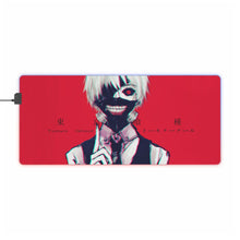 Charger l&#39;image dans la galerie, Tapis de souris LED RVB Tokyo Ghoul Ken Kaneki (tapis de bureau)
