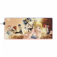 Charger l&#39;image dans la galerie, Tapis de souris LED RGB Fairy Tail Natsu Dragneel, Erza Scarlet, Gray Fullbuster, Lucy Heartfilia, Happy (tapis de bureau)
