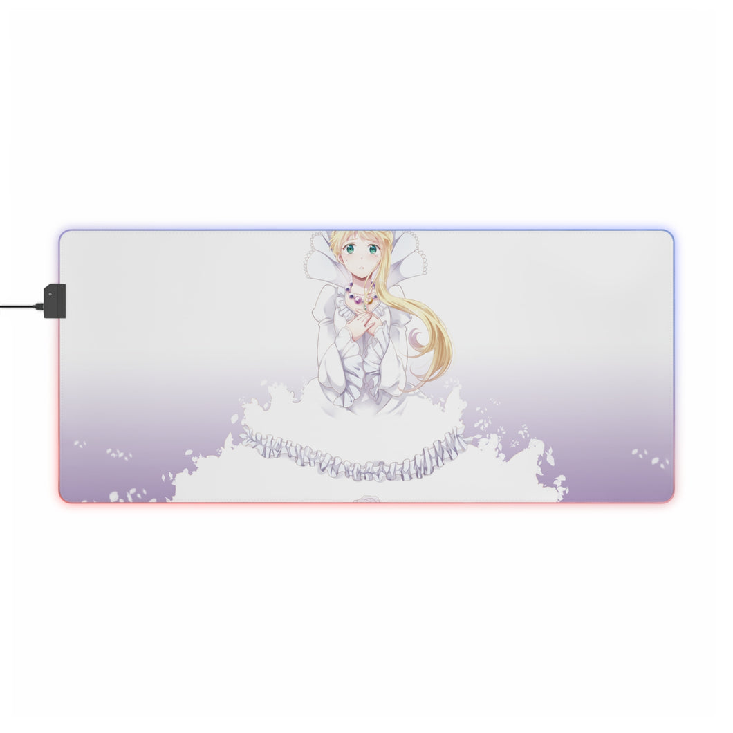 Tapis de souris LED RVB Aldnoah.Zero (tapis de bureau)