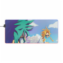 Charger l&#39;image dans la galerie, Tapis de souris LED RGB My Hero Academia Izuku Midoriya, All Might (tapis de bureau)
