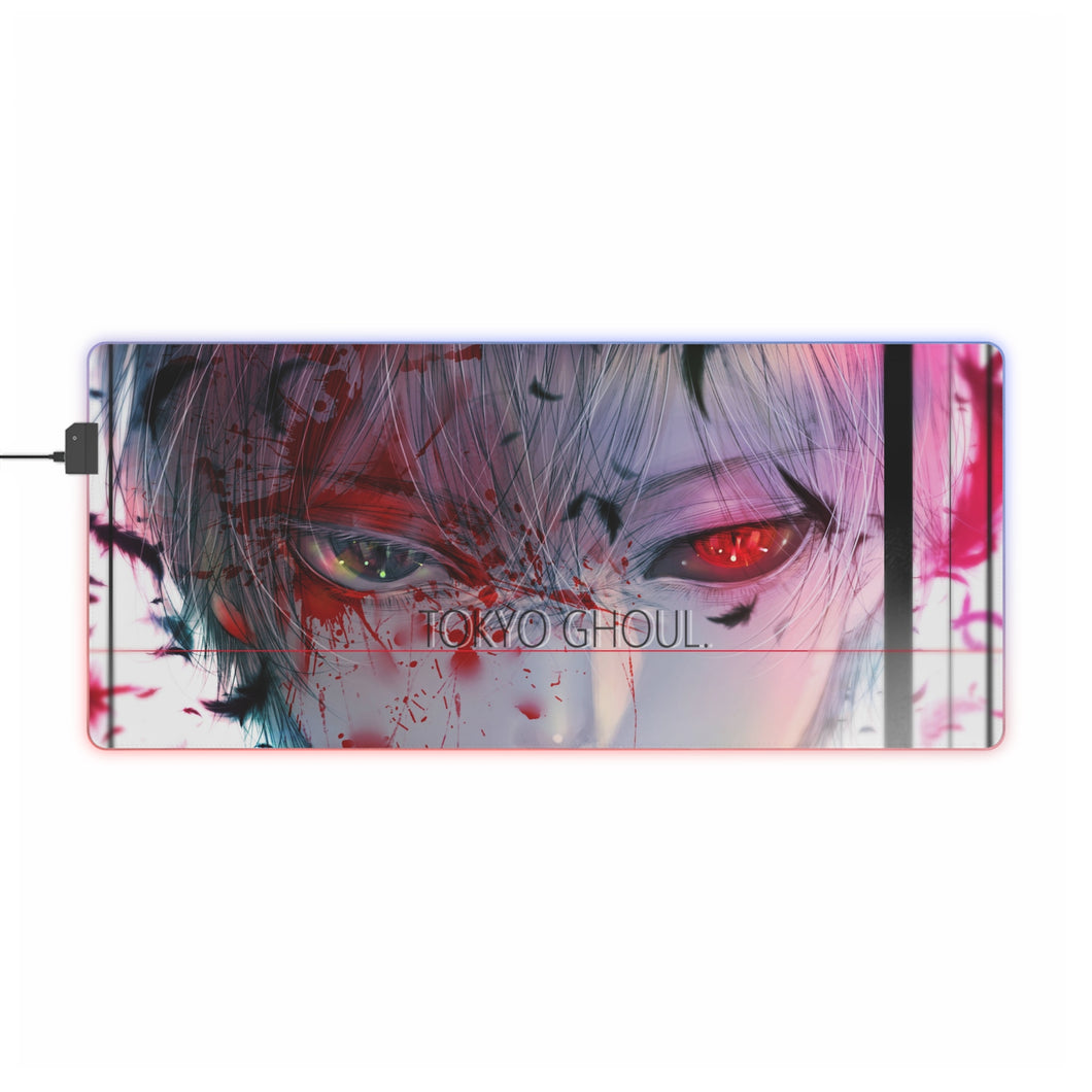 Tokyo Ghoul Ken Kaneki RGB LED Mouse Pad (Desk Mat)