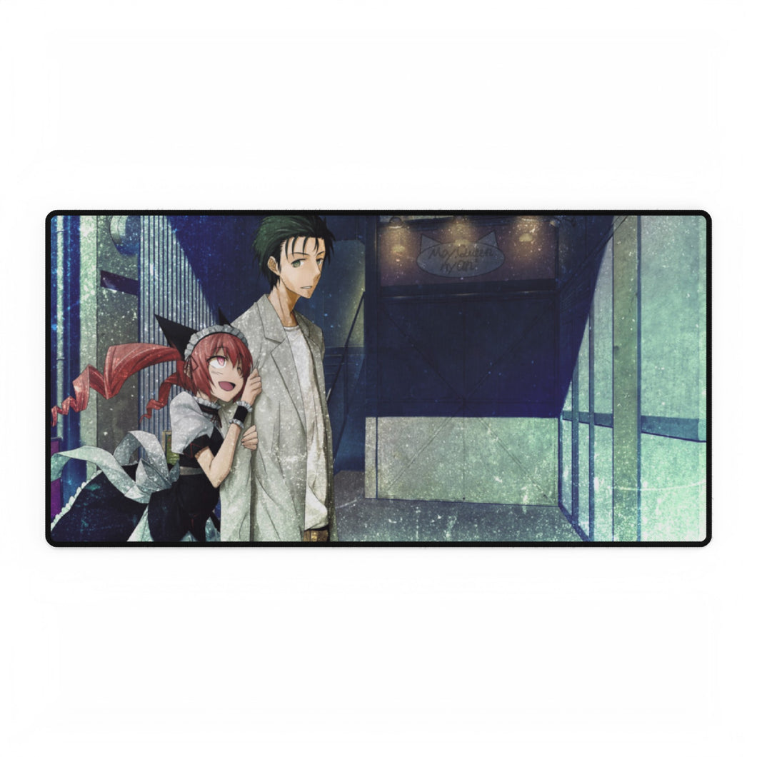 Faris and Okabe Mouse Pad (Desk Mat)