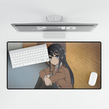 Charger l&#39;image dans la galerie, Tapis de souris (tapis de bureau) Bunny Girl Senpai - Mai Sakurajima
