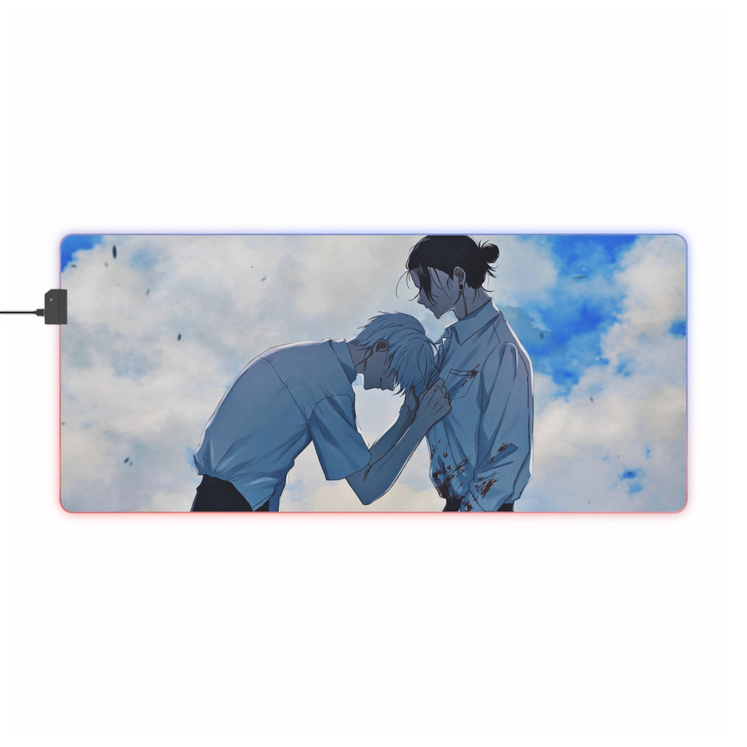 Tapis de souris LED RVB Jujutsu Kaisen (tapis de bureau)