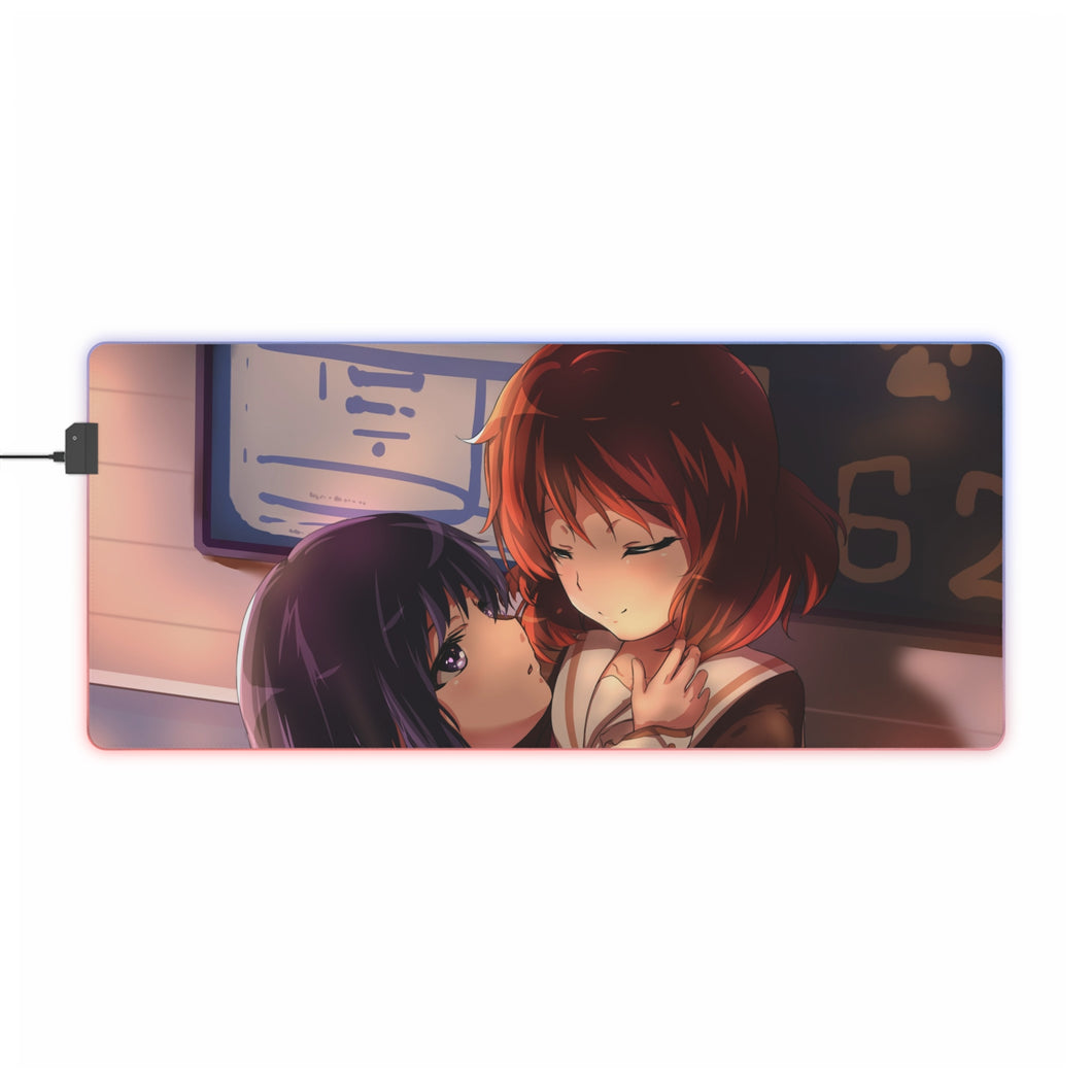 Sound! Euphonium Kumiko Oumae, Reina Kousaka RGB LED Mouse Pad (Desk Mat)