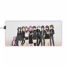 Charger l&#39;image dans la galerie, Tapis de souris LED RVB Mirai Nikki Yuno Gasai, Yukiteru Amano, Aru Akise, Muru Muru, Tsubaki Kasugano (tapis de bureau)
