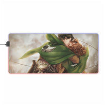 Charger l&#39;image dans la galerie, Tapis de souris LED RVB Anime Attack On Titan (tapis de bureau)
