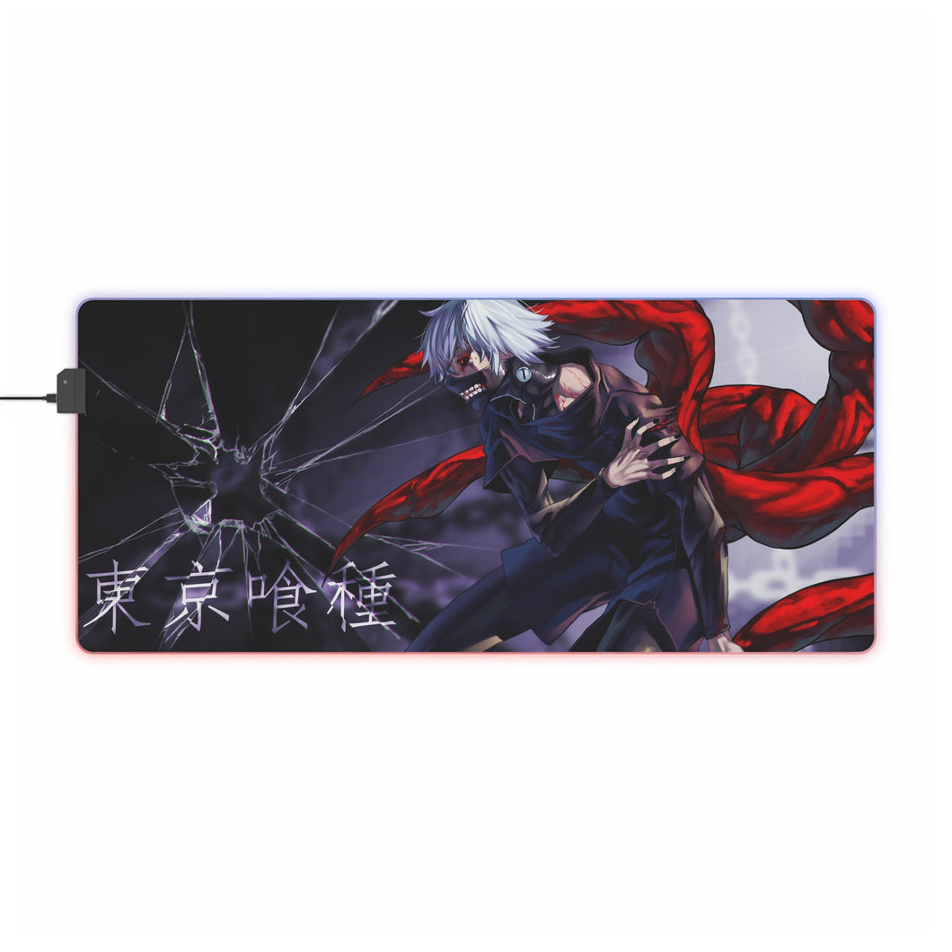 Tokyo Ghoul Ken Kaneki RGB LED Mouse Pad (Desk Mat)