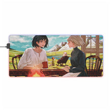 Load image into Gallery viewer, Howl&#39;s Moving Castle RGB LED Mouse Pad (Desk Mat)
