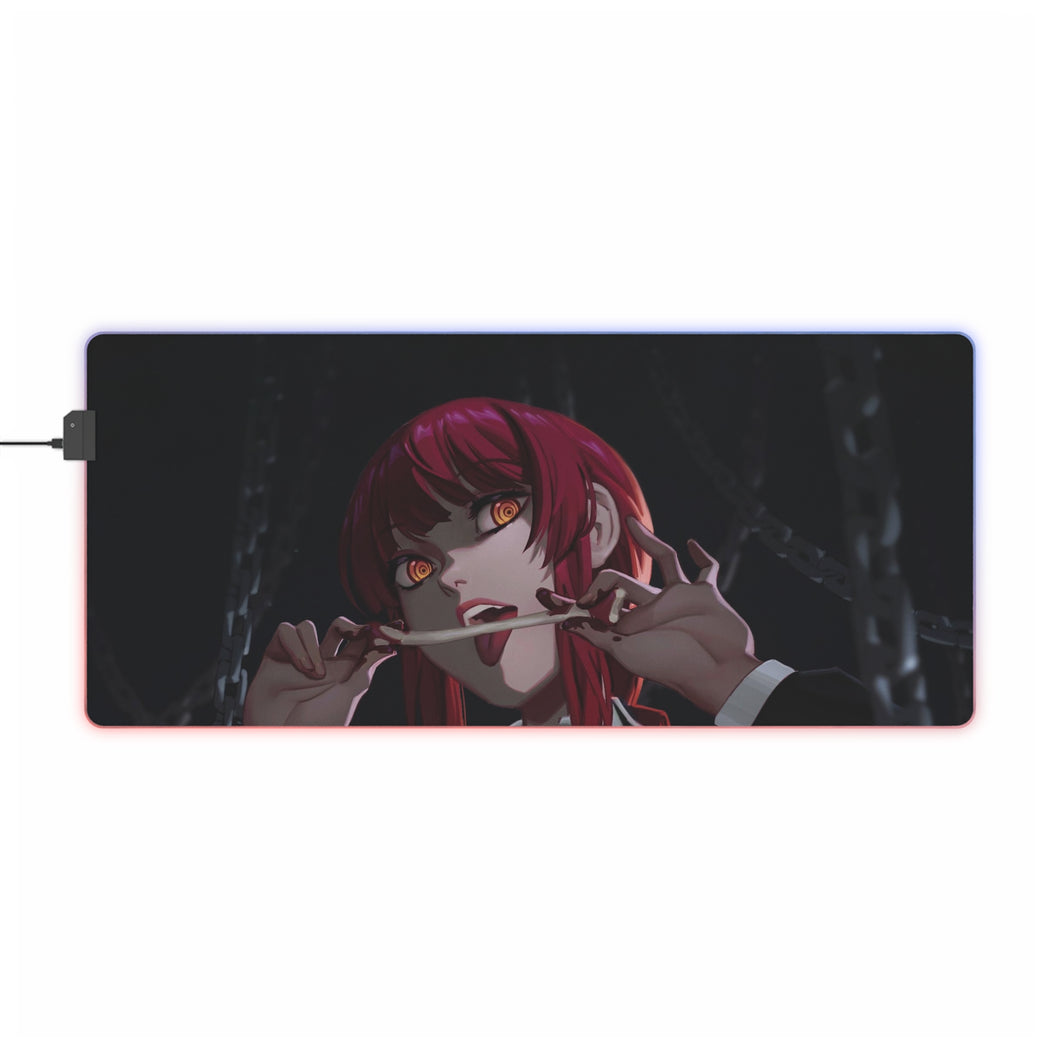 Makima - Chainsaw Man RGB LED Mouse Pad (Desk Mat)