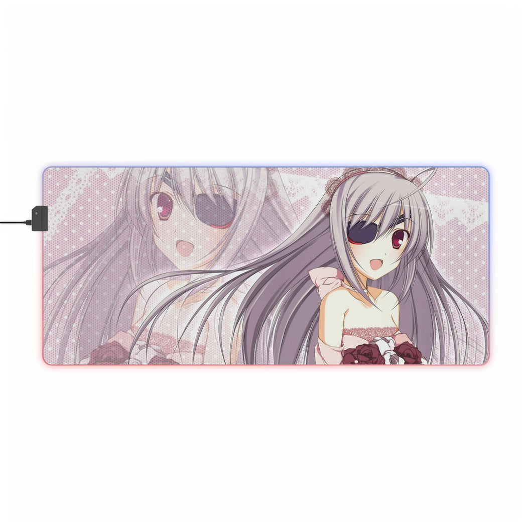 Infinite Stratos Laura Bodewig RGB LED Mouse Pad (Desk Mat)