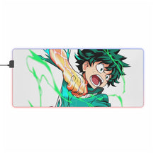 Charger l&#39;image dans la galerie, Tapis de souris LED RVB My Hero Academia Izuku Midoriya (tapis de bureau)
