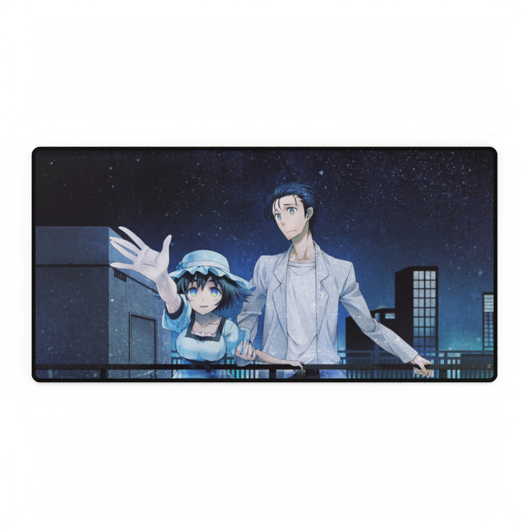 Tapis de souris Mayuri et Okabe (sous-main)