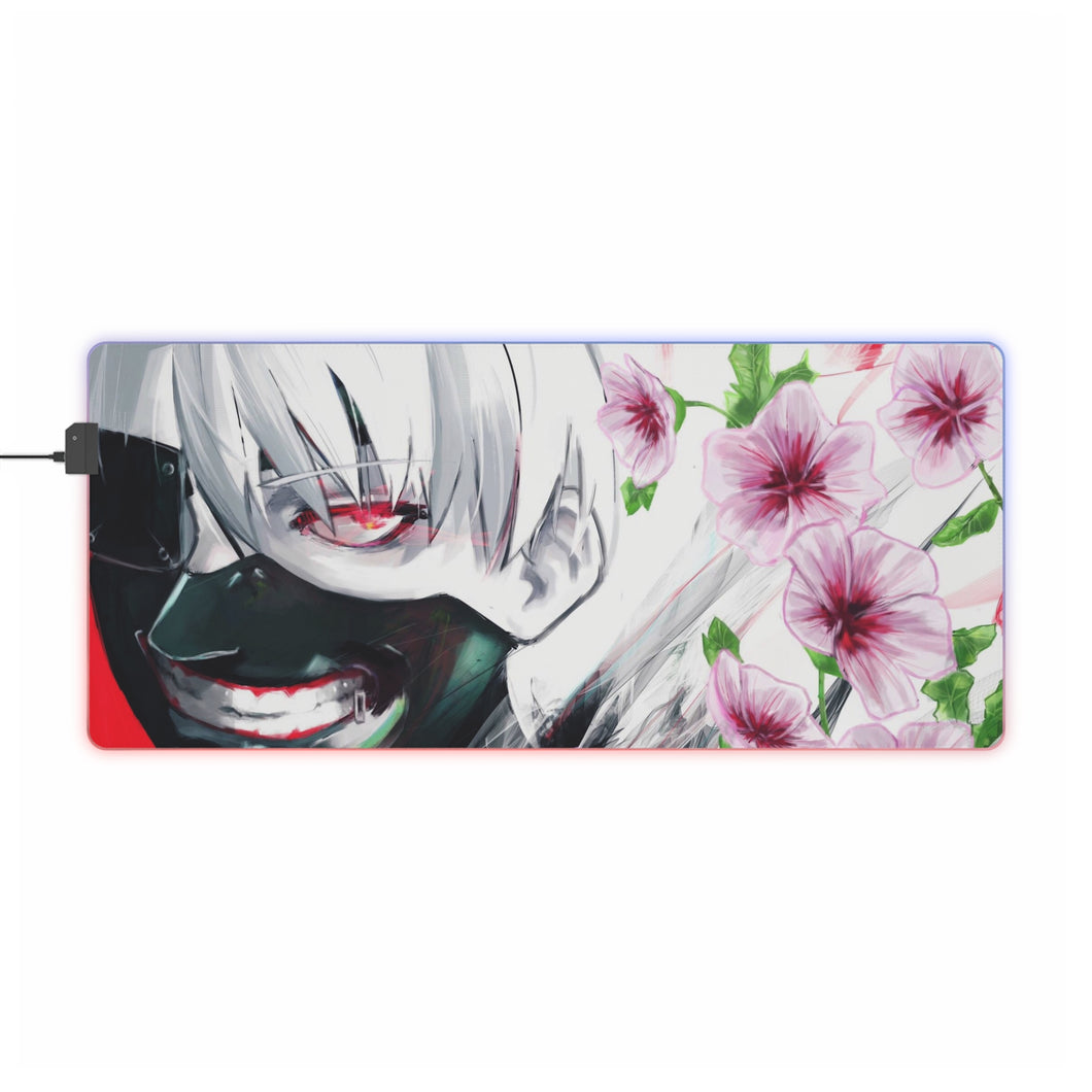 Tapis de souris LED RGB Anime Tokyo Ghoul (tapis de bureau)