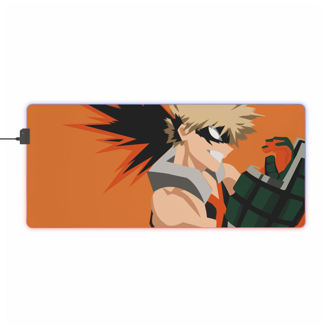 My Hero Academia Katsuki Bakugou RGB LED Mouse Pad (Desk Mat)