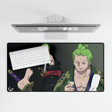 Charger l&#39;image dans la galerie, Tapis de souris Roronoa Zoro (tapis de bureau)
