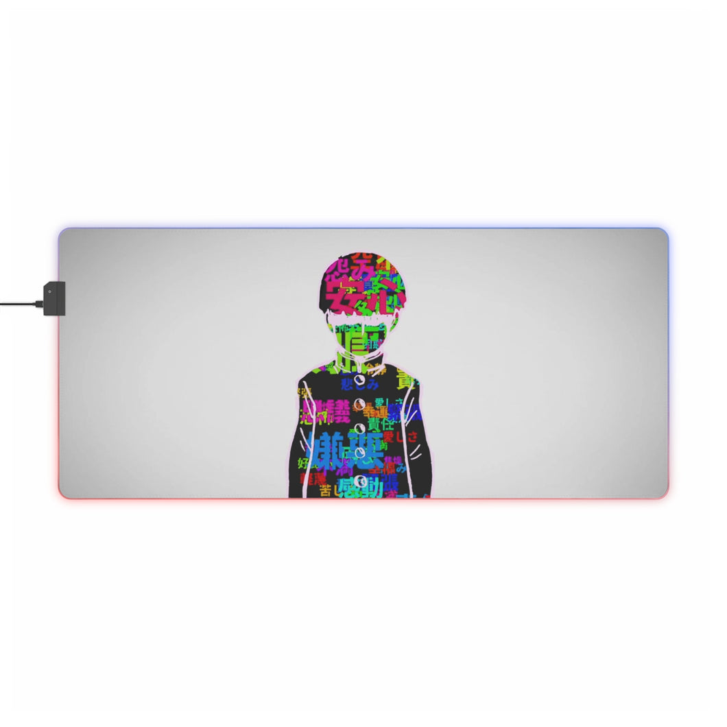 Mob Psycho 100 Shigeo Kageyama RGB LED Mouse Pad (Desk Mat)