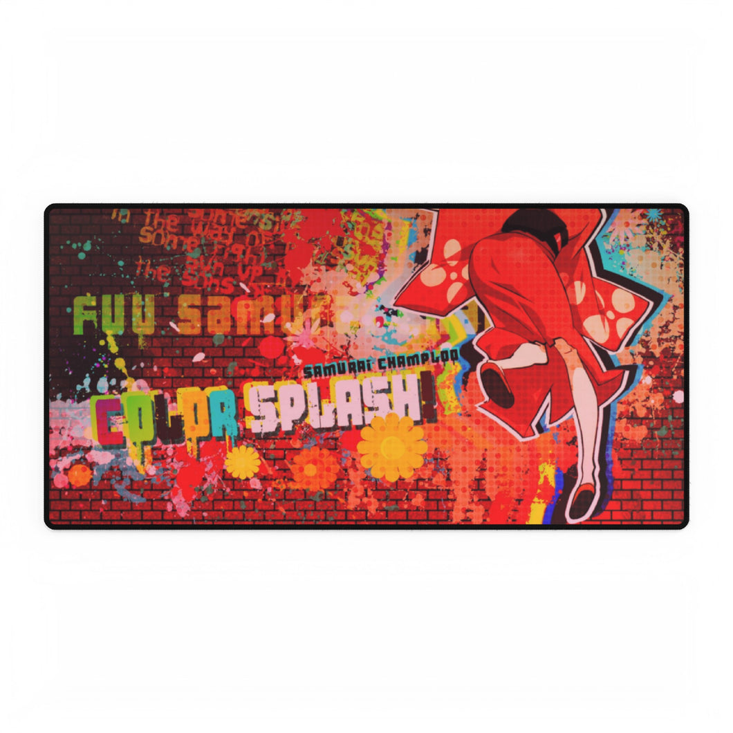 Anime Samurai Champloor Mouse Pad (Desk Mat)