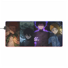 Cargar imagen en el visor de la galería, Mob Psycho 100 Shigeo Kageyama, Ritsu Kageyama, Teruki Hanazawa RGB LED Mouse Pad (Desk Mat)
