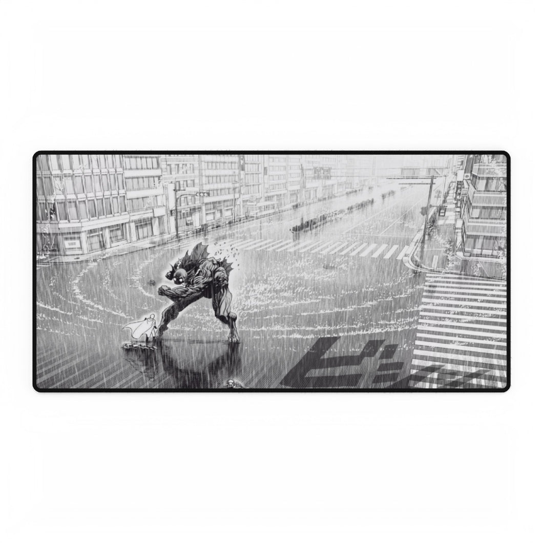 One Punch Man Saitama VS Sea King Mouse Pad (Desk Mat)