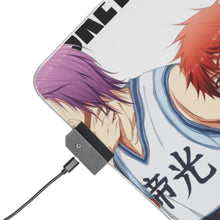 Load image into Gallery viewer, Kuroko&#39;s Basketball Tetsuya Kuroko, Daiki Aomine, Atsushi Murasakibara RGB LED Mouse Pad (Desk Mat)
