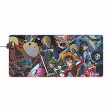 Cargar imagen en el visor de la galería, One Piece Monkey D. Luffy, Roronoa Zoro, Sanji, Nico Robin, Tony Tony Chopper RGB LED Mouse Pad (Desk Mat)
