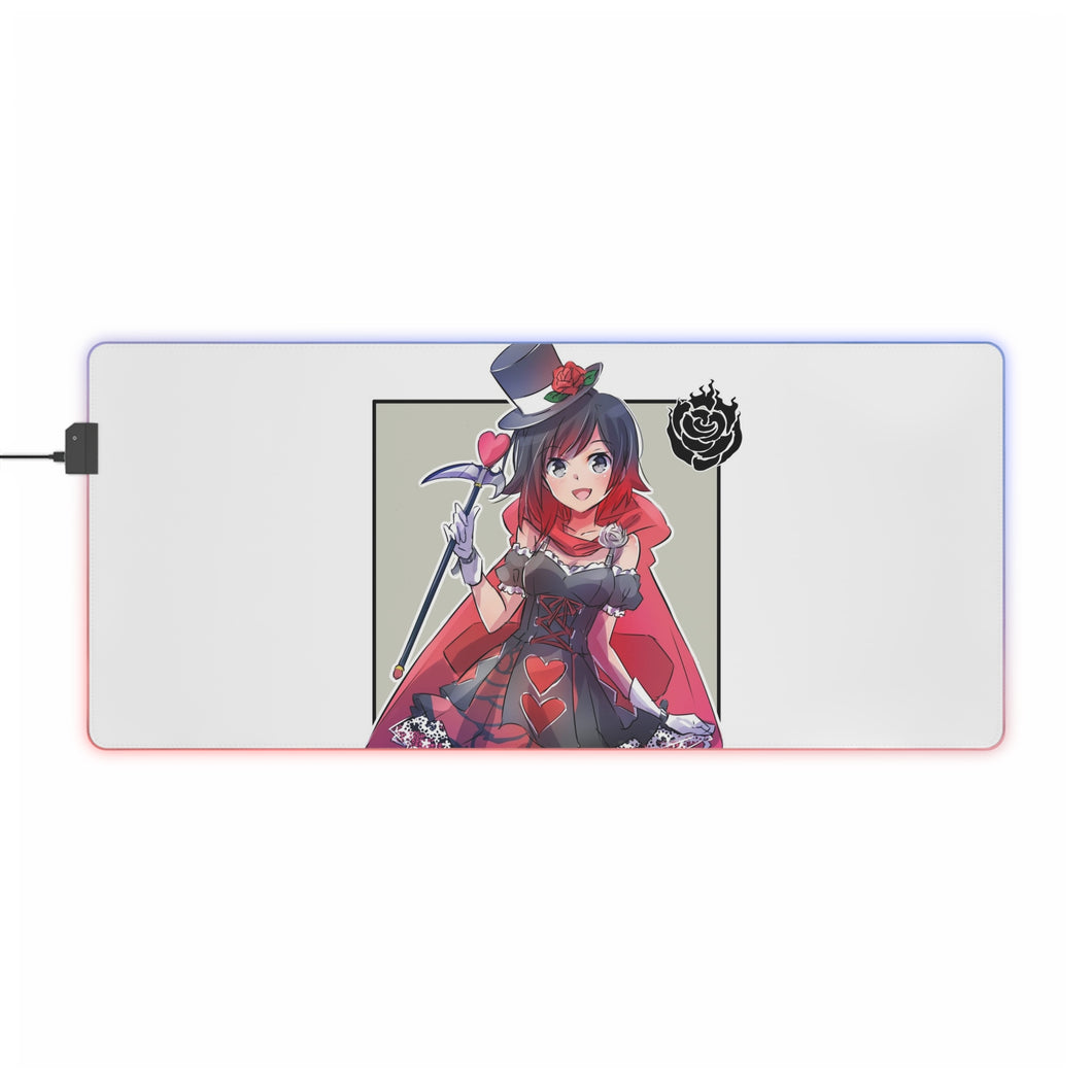 Tapis de souris LED RGB Anime RWBY (tapis de bureau)