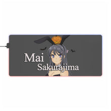 Cargar imagen en el visor de la galería, Rascal Does Not Dream of Bunny Girl Senpai RGB LED Mouse Pad (Desk Mat)
