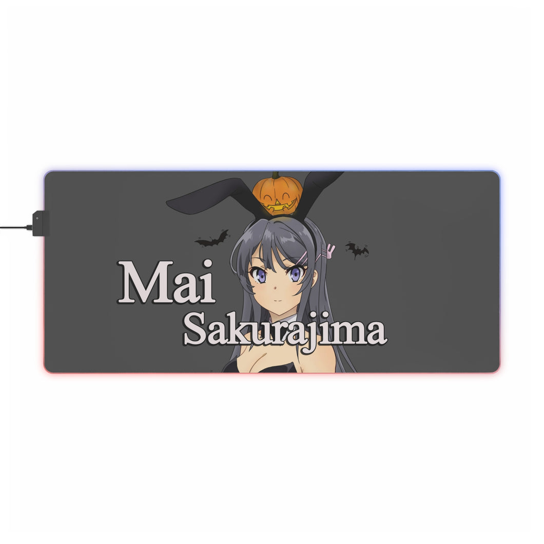 Rascal Does Not Dream of Bunny Girl Senpai RGB LED Mouse Pad (Desk Mat)