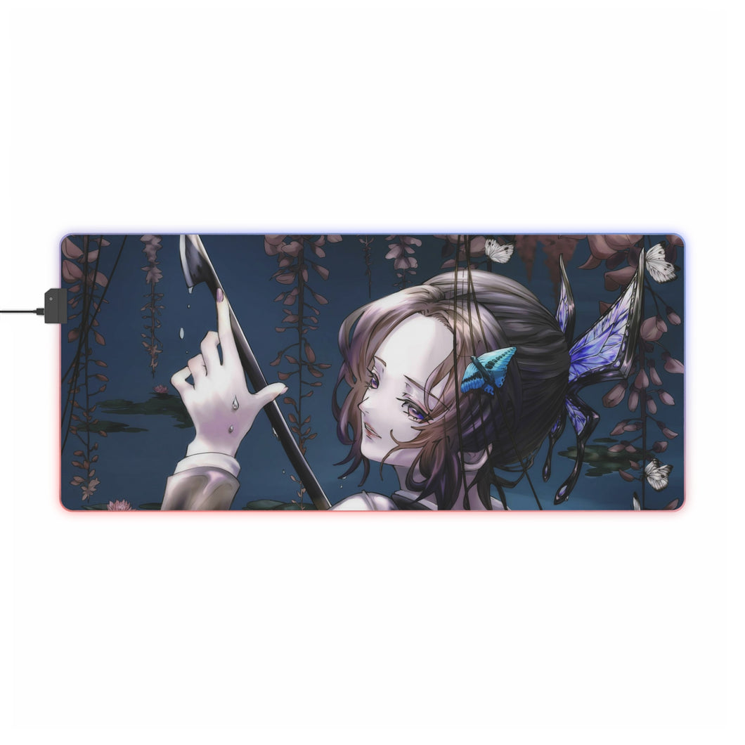 Tapis de souris LED RGB Demon Slayer : Kimetsu No Yaiba (tapis de bureau)