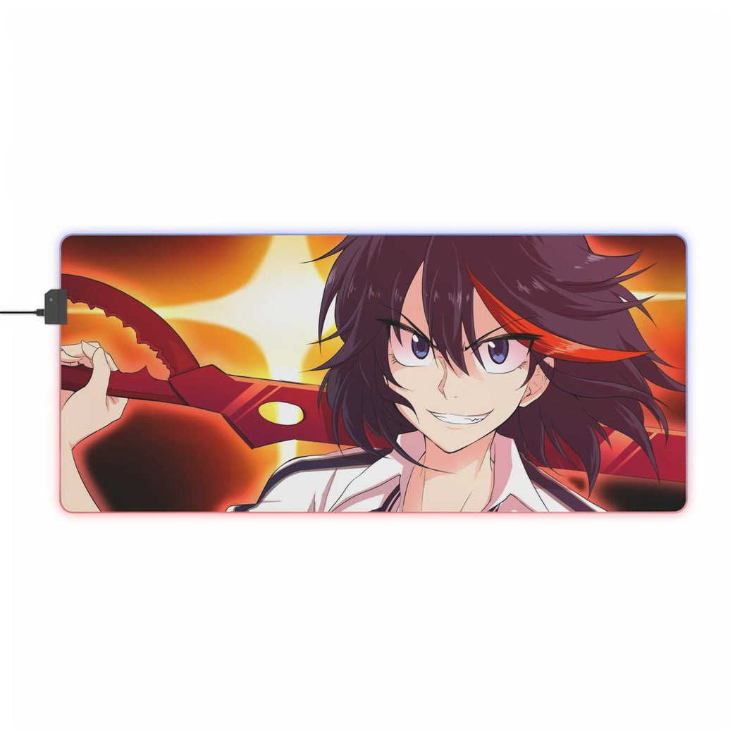 Tapis de souris LED RVB Anime Kill La Kill (tapis de bureau)