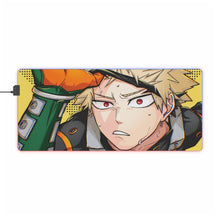 Cargar imagen en el visor de la galería, Alfombrilla de ratón (alfombrilla de escritorio) RGB LED My Hero Academia Katsuki Bakugou
