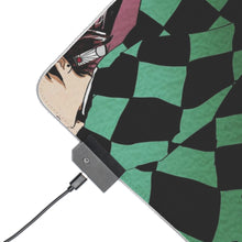 Charger l&#39;image dans la galerie, Tapis de souris LED RGB Demon Slayer : Kimetsu No Yaiba (tapis de bureau)
