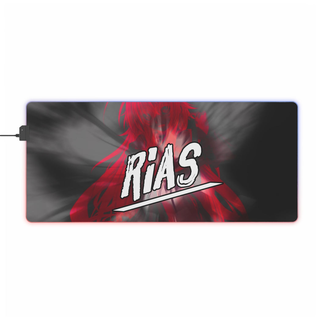 High School DxD Rias Gremory RGB LED Mouse Pad (Desk Mat)