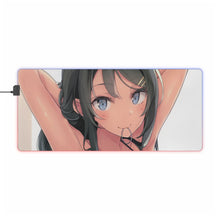 Charger l&#39;image dans la galerie, Tapis de souris LED RGB Rascal Does Not Dream Of Bunny Girl Senpai (tapis de bureau)
