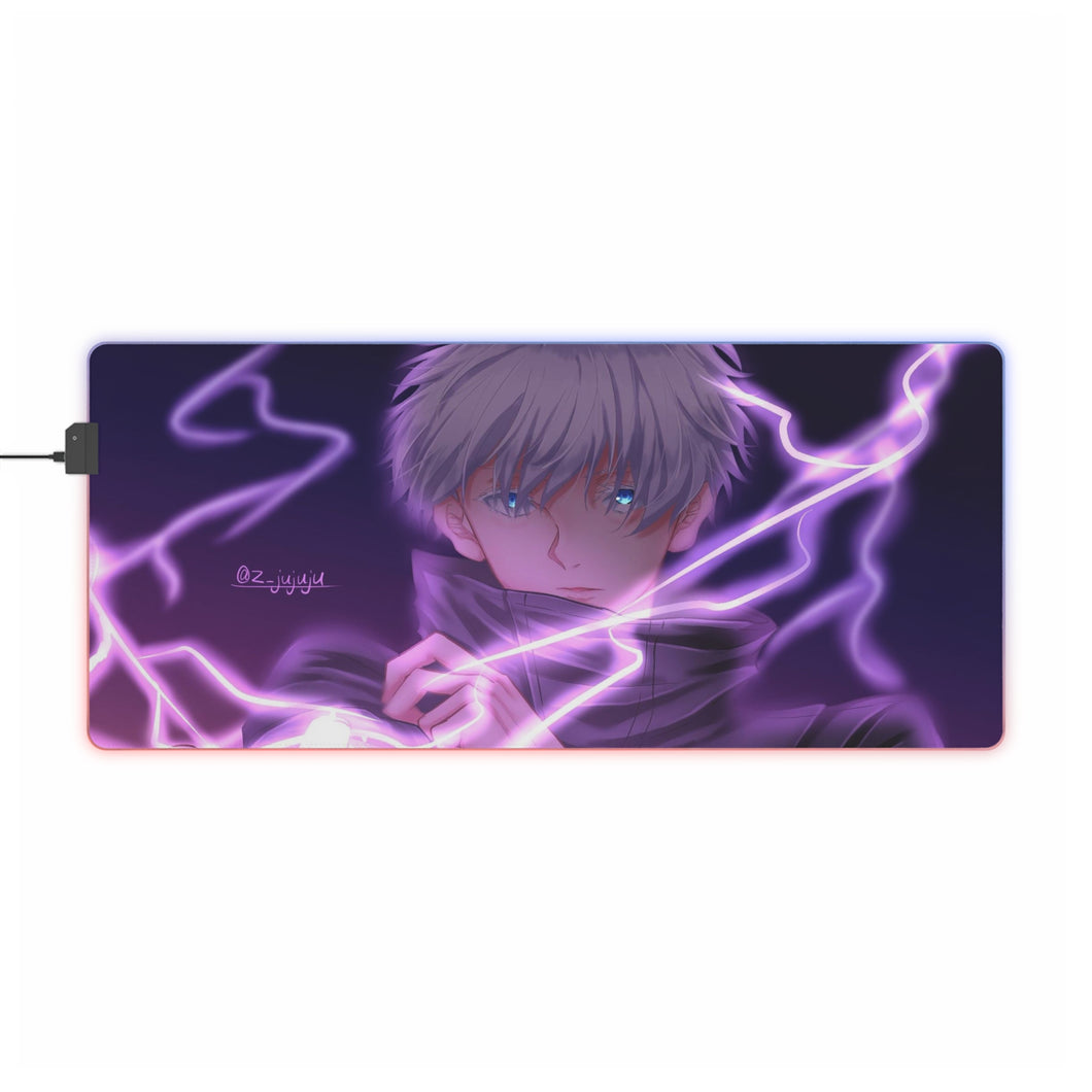 Tapis de souris LED RVB Jujutsu Kaisen (tapis de bureau)