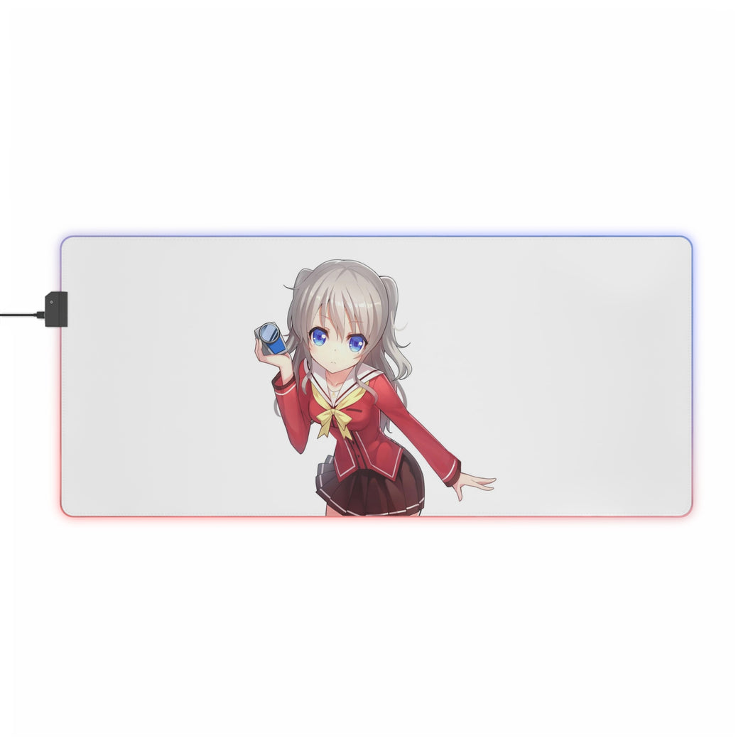 Nao Tomori avec son appareil photo Tapis de souris LED RVB (tapis de bureau)