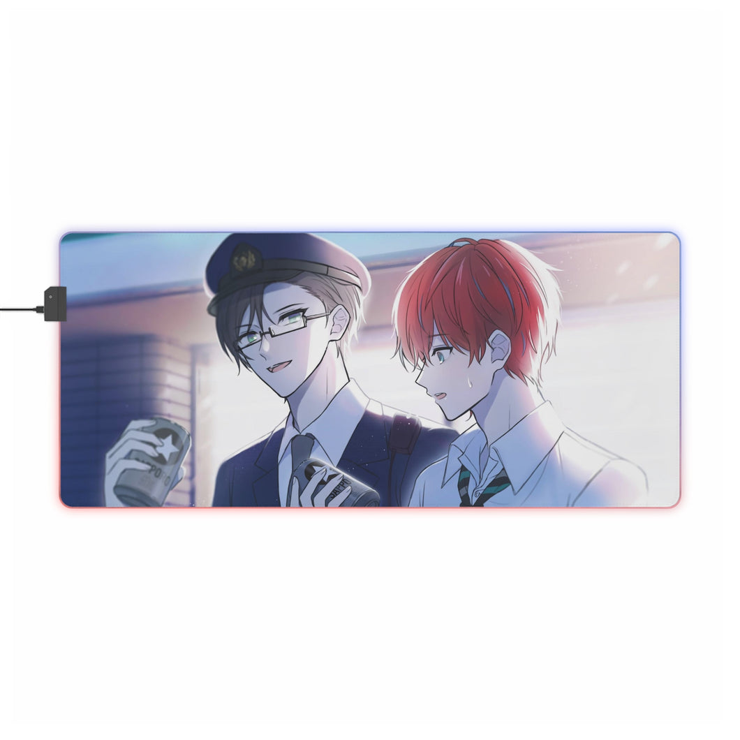 Tapis de souris LED RVB Hypnosis Mic (tapis de bureau)