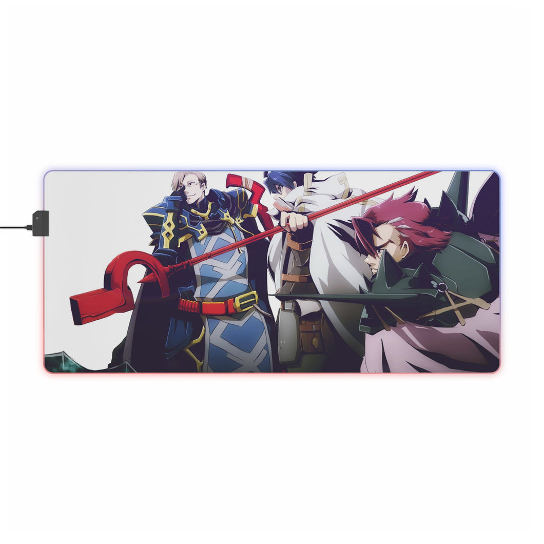 Tapis de souris LED RVB Log Horizon Shiroe (tapis de bureau)