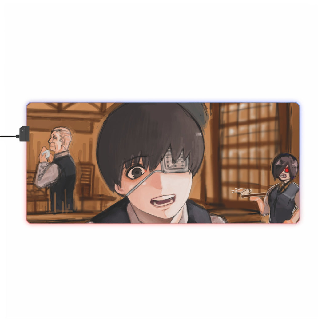 Anime Tokyo Ghoul RGB LED Mouse Pad (Desk Mat)