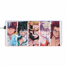 Load image into Gallery viewer, My Hero Academia Izuku Midoriya, Katsuki Bakugou, All Might RGB LED Mouse Pad (Desk Mat)
