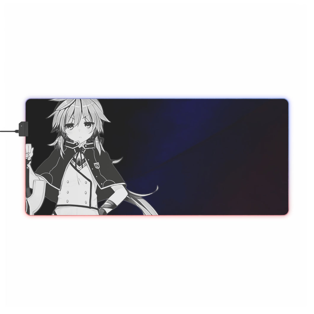 Tapis de souris LED Rokudenashi Majutsu Koushi To Akashic Records Re=l Rayford RGB (tapis de bureau)