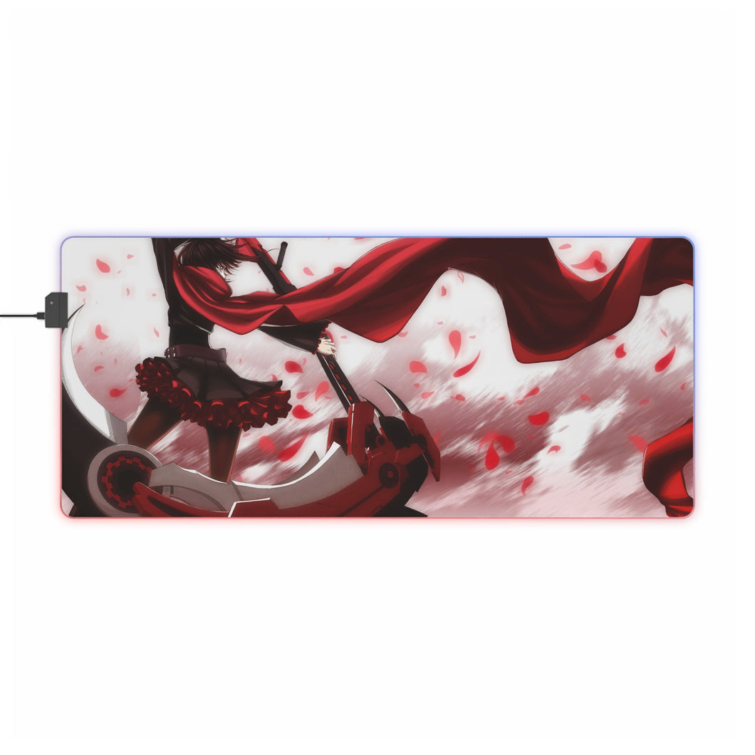 Tapis de souris LED RGB Anime RWBY (tapis de bureau)